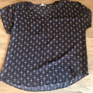Navy blouse from Maurices